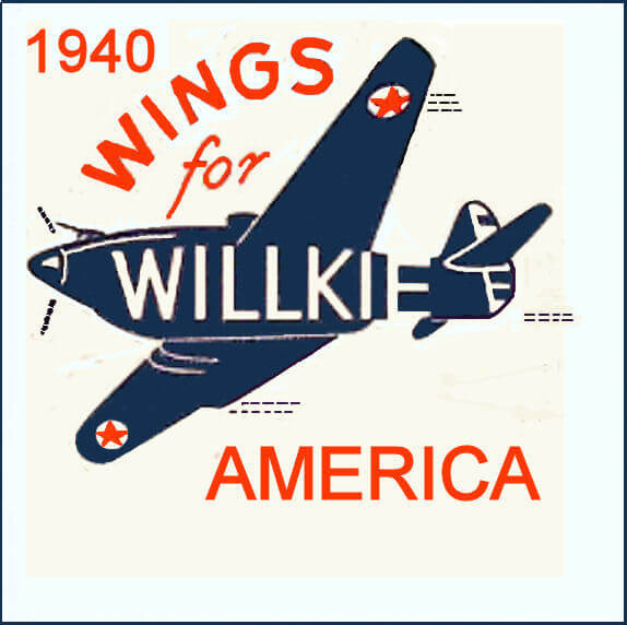 (image for) 1940 Wilkie Presidential Sticker